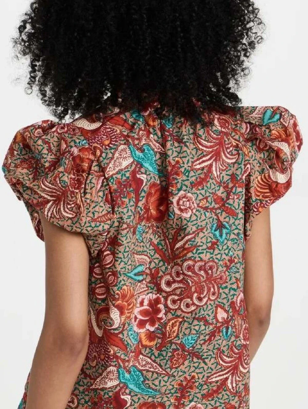 Ulla Johnson Evelyn Cotton Puff Sleeve Top Size 6
